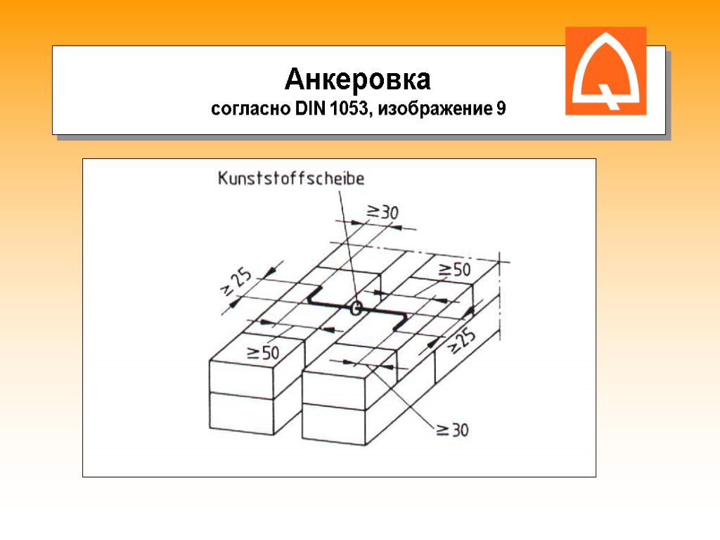 Анкеровка согласно DIN 1053, изображение 9